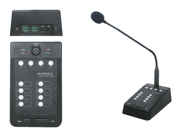 Tecnare MIC DMA8X8 Remote 8-zone Microphone Station