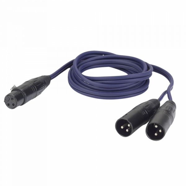 DAP Audio FL39 Balanced XLR 3P female to 2 x XLR 3P male