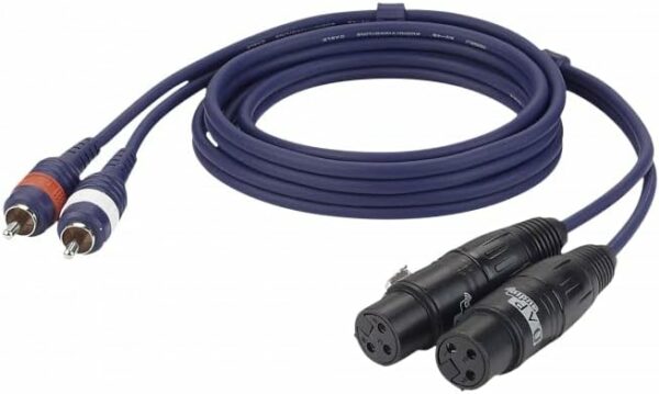 DAP Audio FL263 3M 2xXLR M/2 RCA Cable