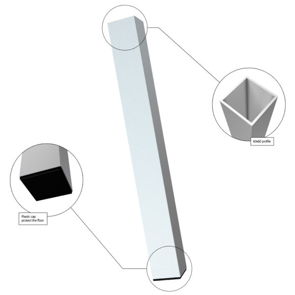 FOS Technologies FS-FL40 Professional Stage Square Legs - Image 2