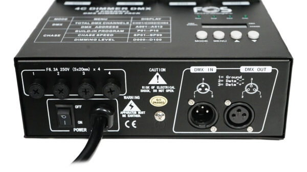 FOS Technologies 4CH DMX Dimmer Pack - Image 3